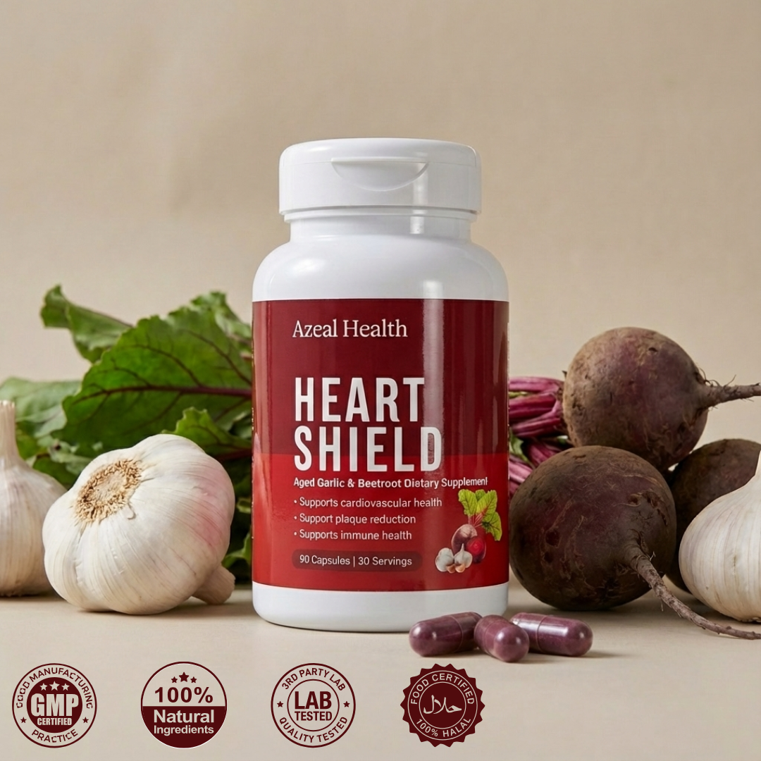 Azeal Heart Shield (Beetroot + Aged Garlic Formula)