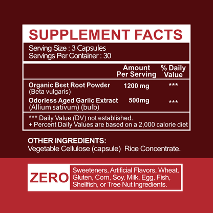 Azeal Heart Shield (Beetroot + Aged Garlic Formula)